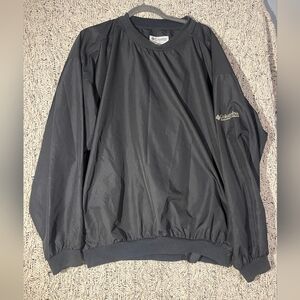 Columbia Black Windbreaker Jacket Size XL